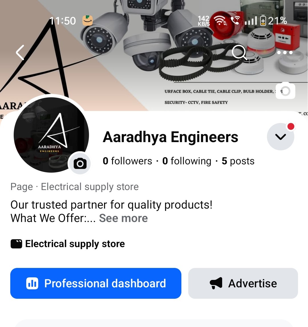 Aardhya Engineers FB Profile