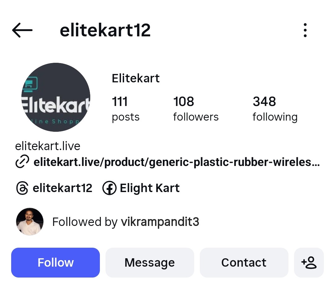 Elitekart Insta Profile